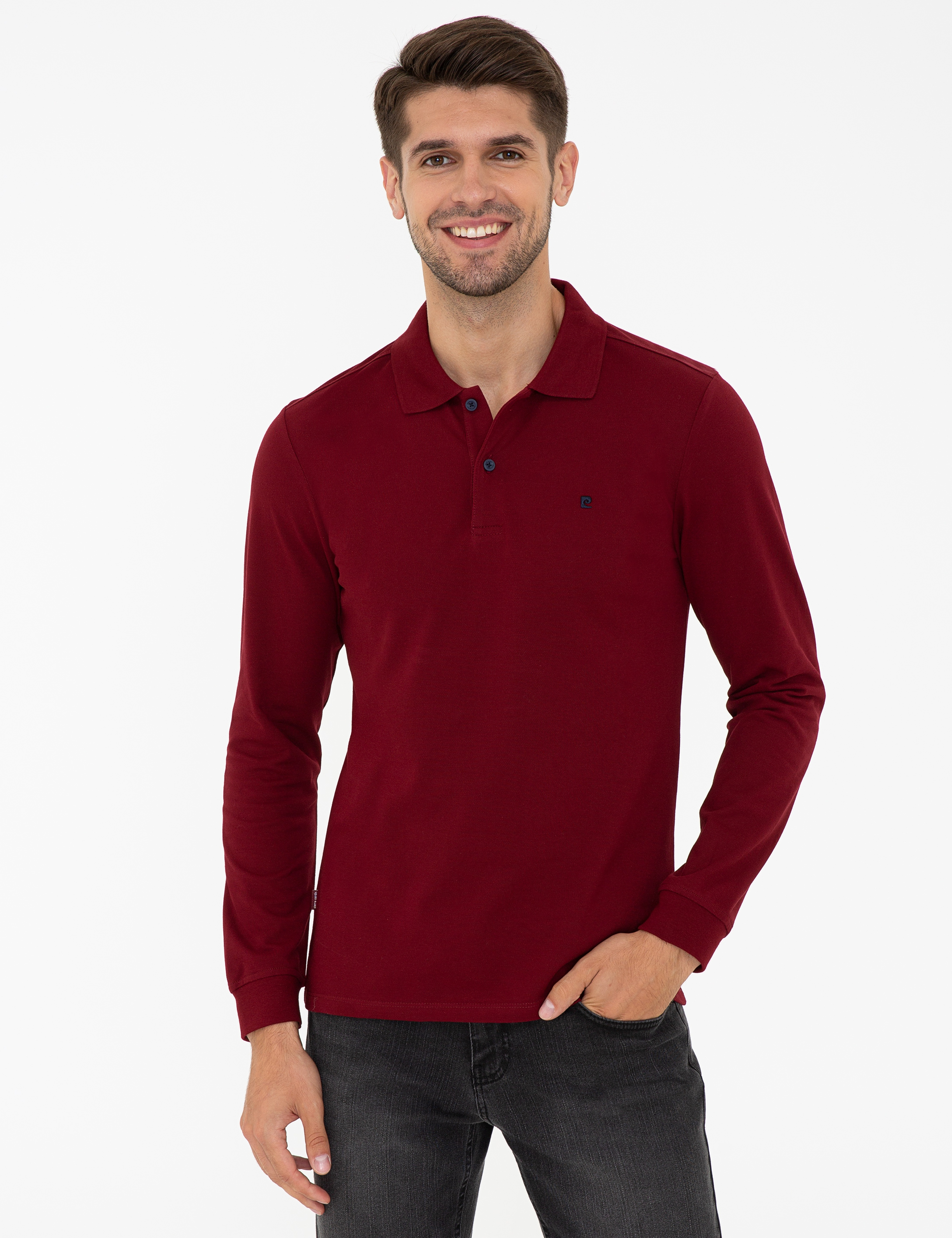 Bordo Slim Fit Basic Sweatshirt