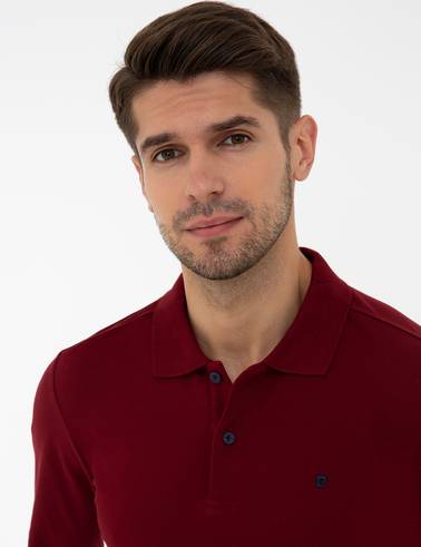 Bordo Slim Fit Basic Sweatshirt