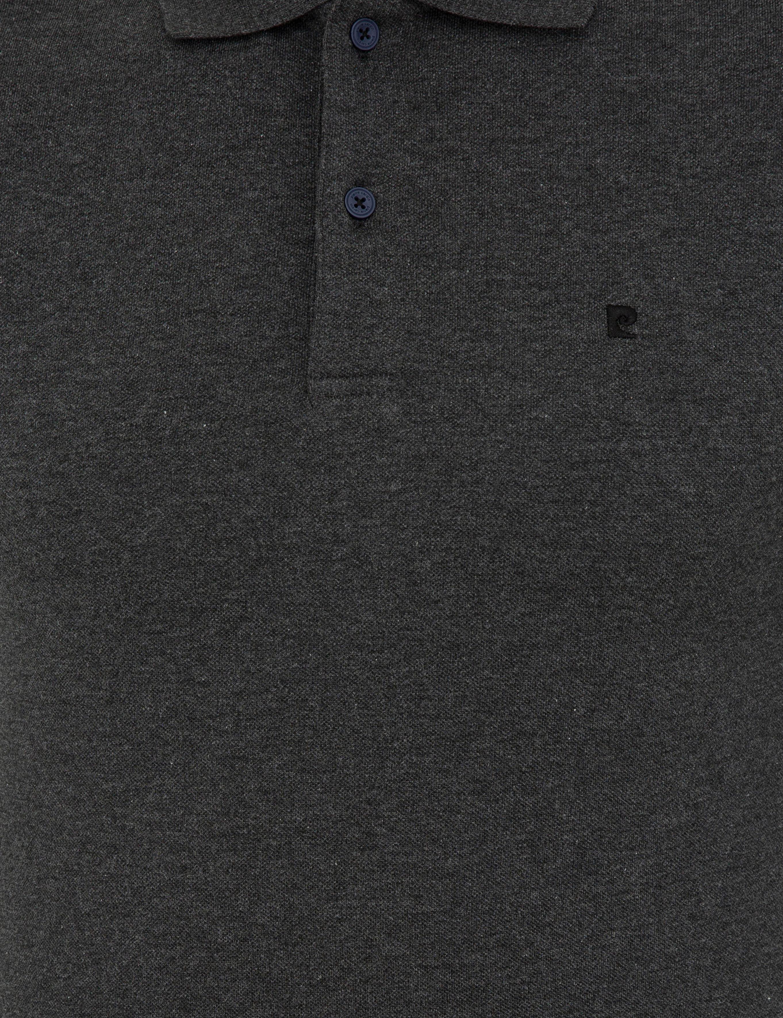 Antrasit Melanj Slim Fit Basic Sweatshirt