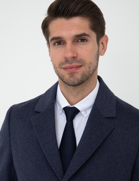 İndigo Ex. Slim Fit Kaban Kaşe - 50238895003