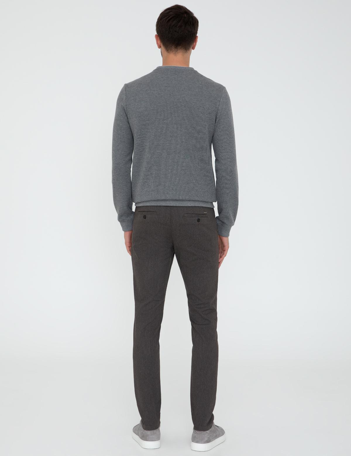 Açık Kahverengi Slim Fit Kanvas Pantolon - 50241485007