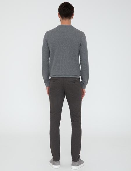 Açık Kahverengi Slim Fit Kanvas Pantolon - 50241485007