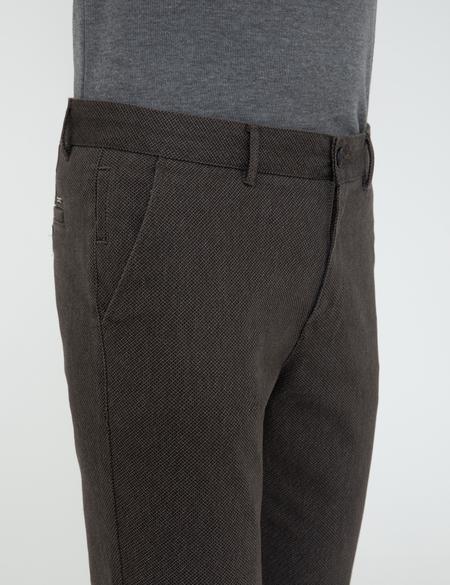 Açık Kahverengi Slim Fit Kanvas Pantolon - 50241485007