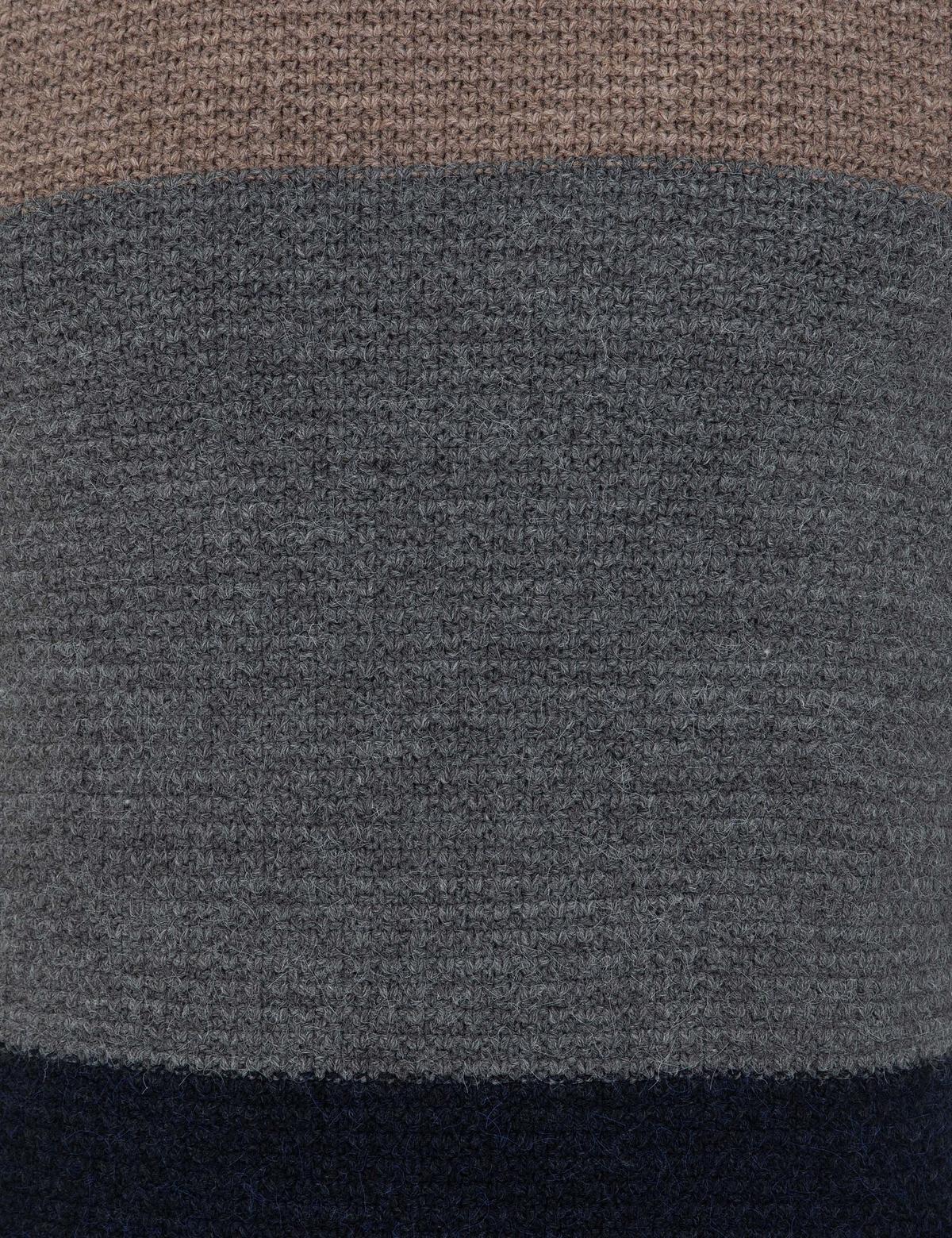 Lacivert Slim Fit Bisiklet Yaka Triko Kazak - 50241435021