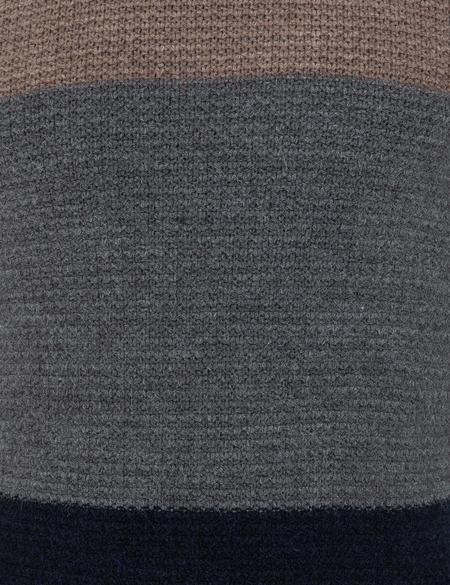 Lacivert Slim Fit Bisiklet Yaka Triko Kazak - 50241435021