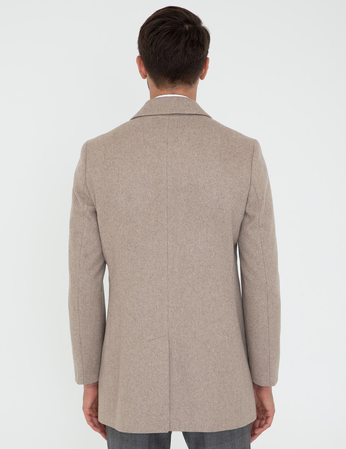 Bej Ex. Slim Fit Kaban Kaşe - 50238895012