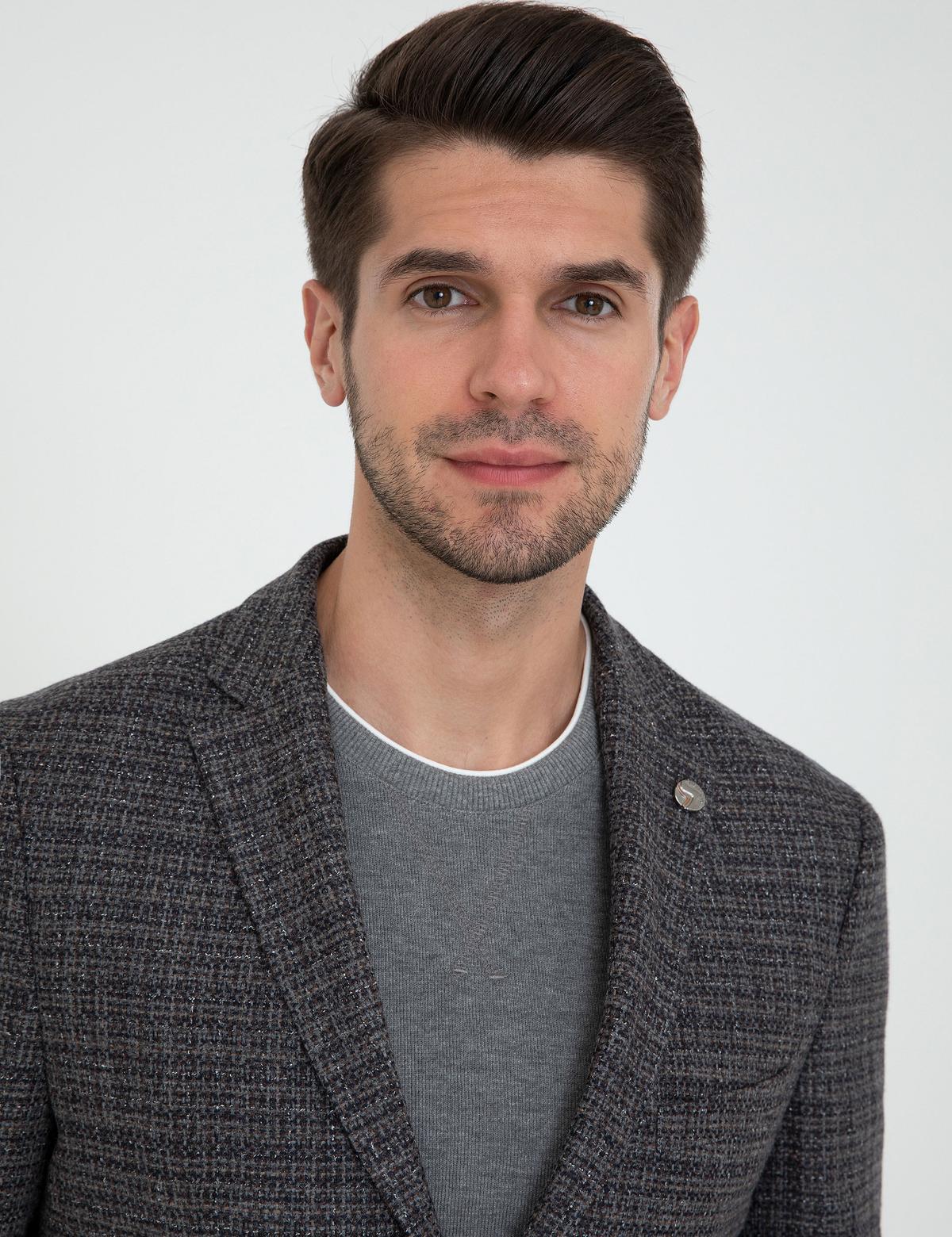 Antrasit Ex. Slim Fit Ceket - 50227222038