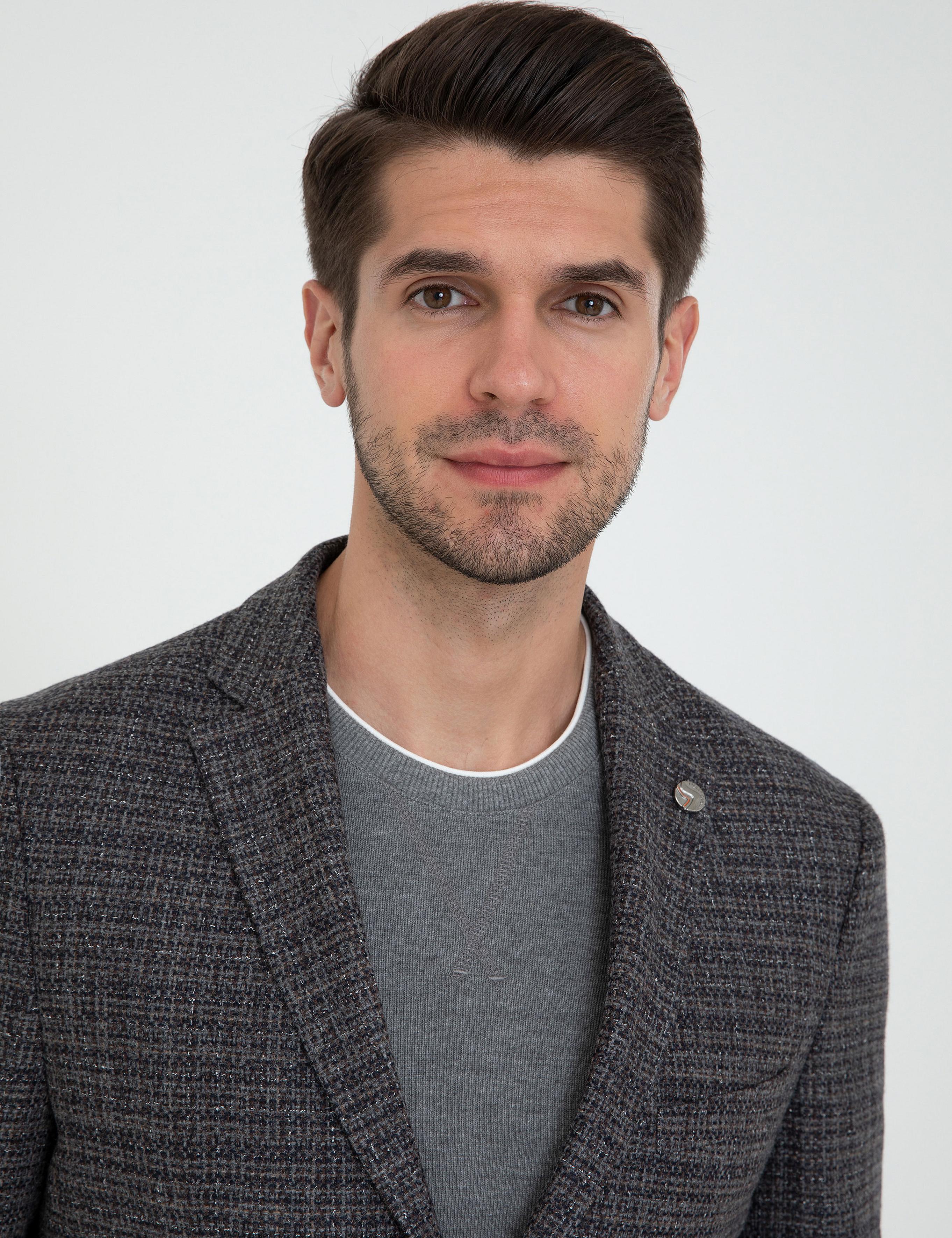 Antrasit Ex. Slim Fit Ceket