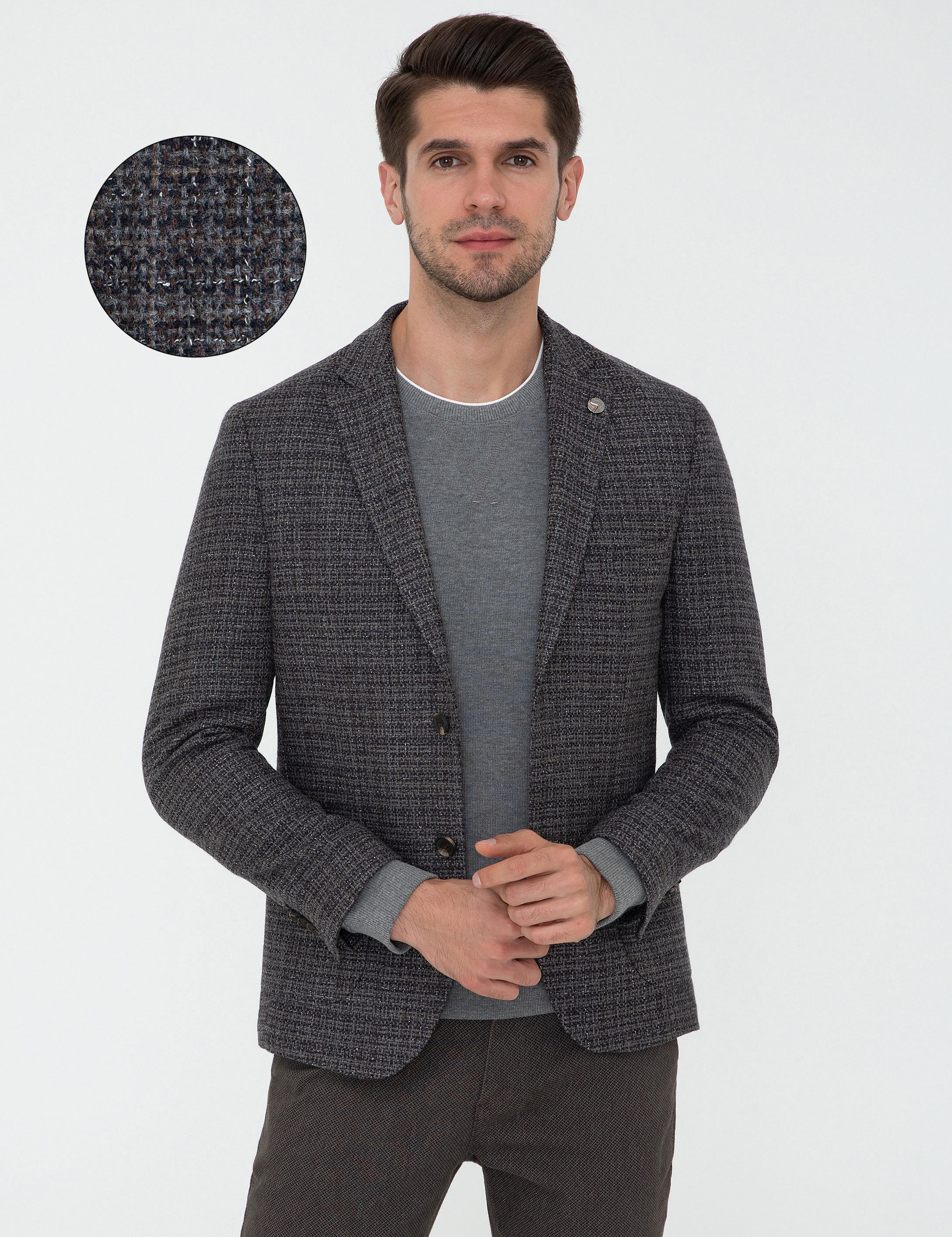 Antrasit Ex. Slim Fit Ceket