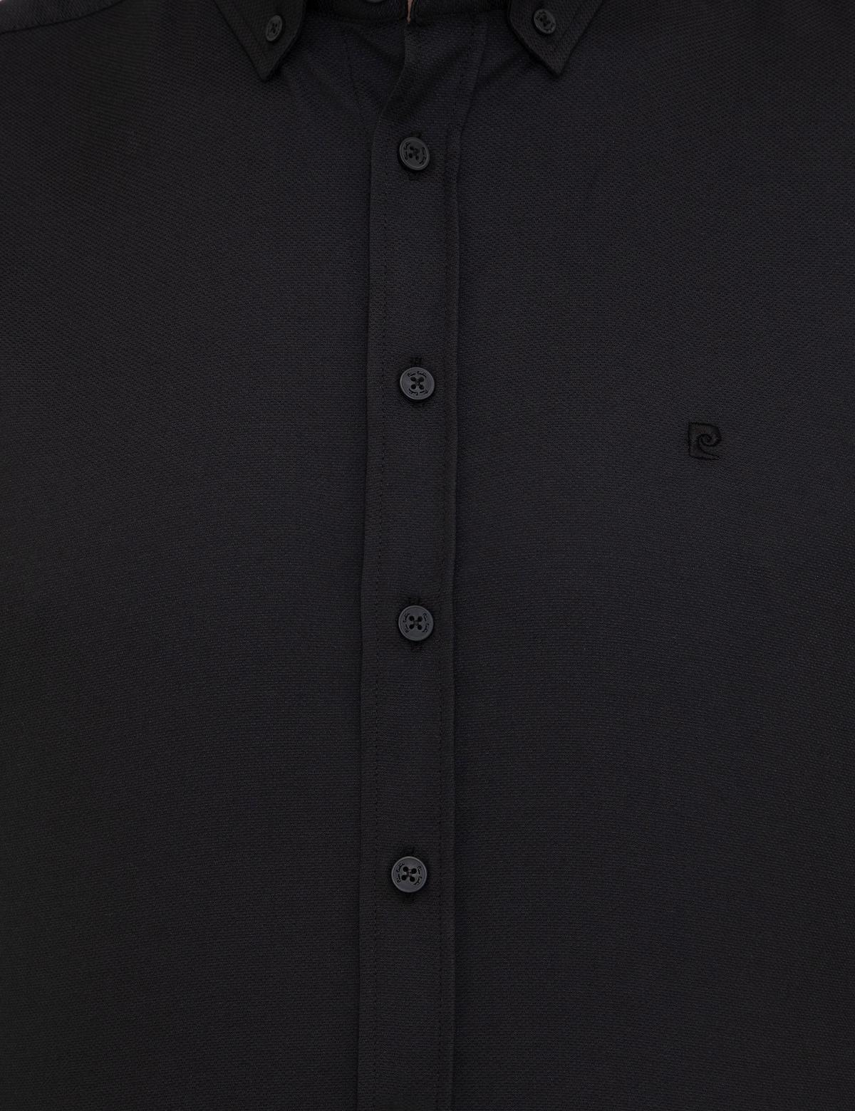 Siyah Slim Fit Oxford Gömlek - 50247983068