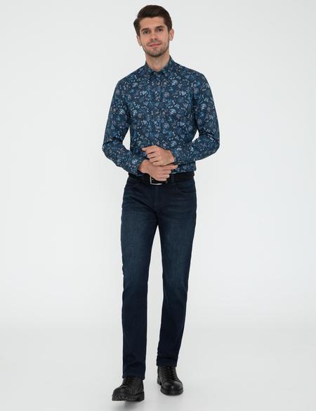 İndigo Regular Fit Uzun Kollu Gömlek - 50238788001