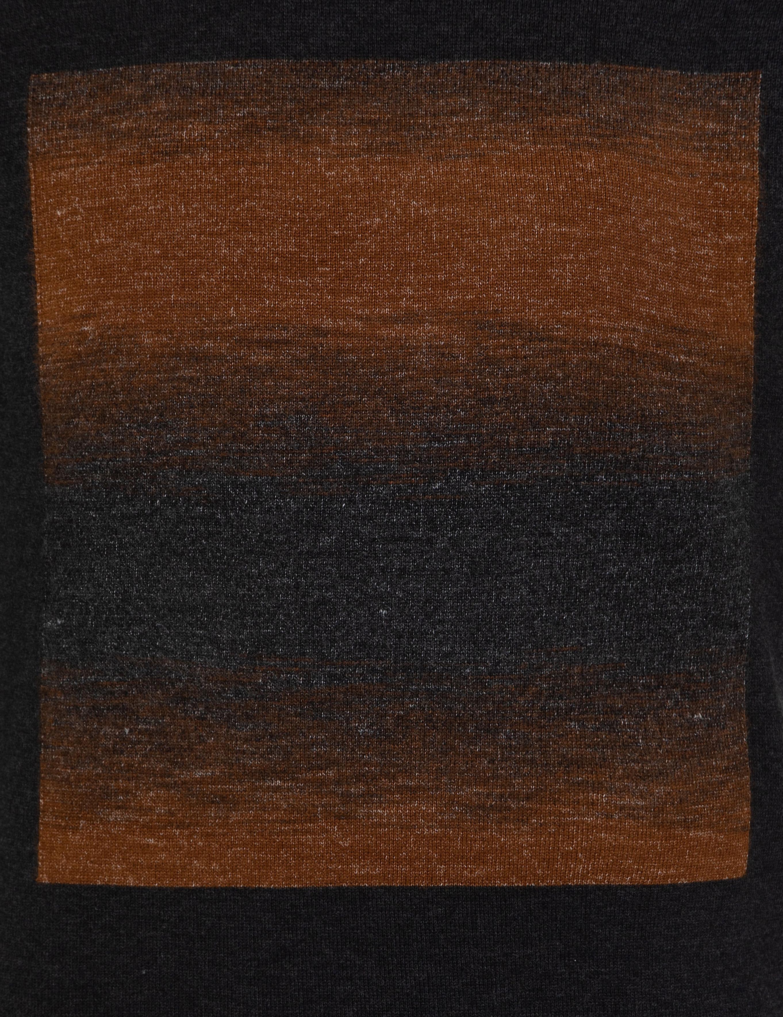 Antrasit Melanj Slim Fit Bisiklet Yaka Triko Kazak