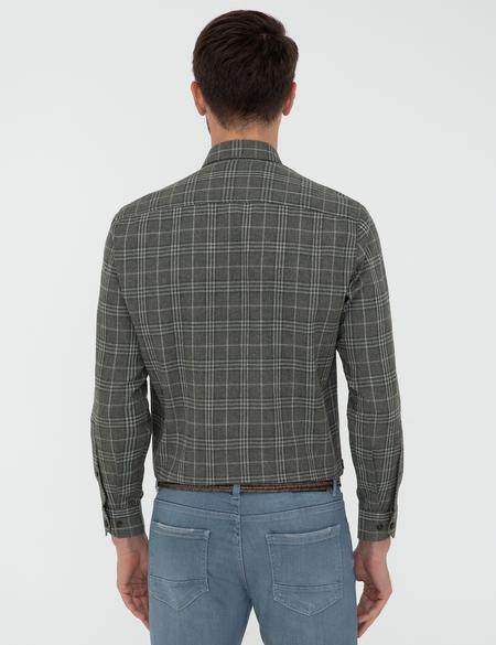 Haki Regular Fit Uzun Kollu Gömlek - 50246018021