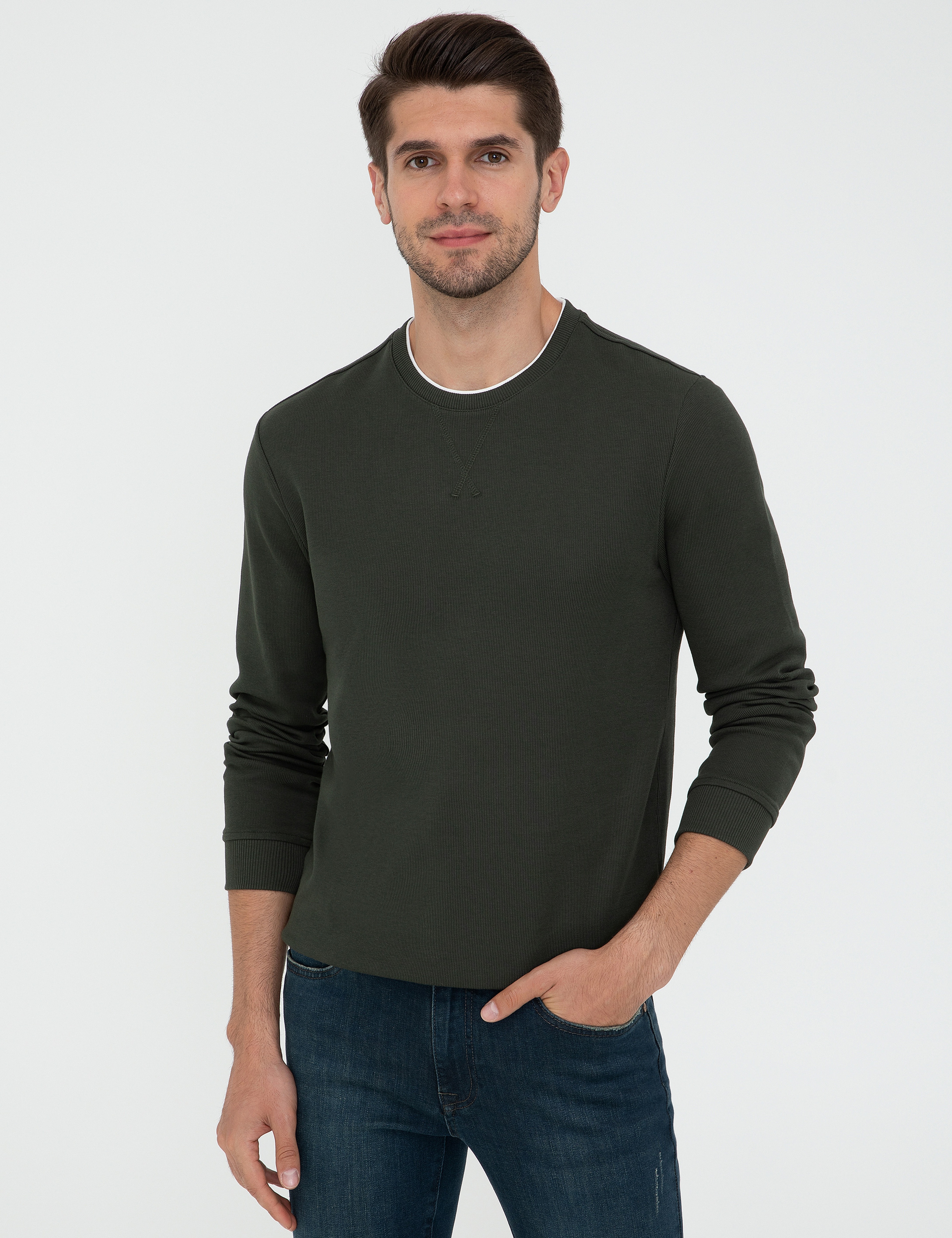 Haki Sweatshirt - Image 1