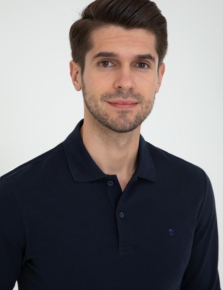 Lacivert Slim Fit Basic Sweatshirt - 50247253016