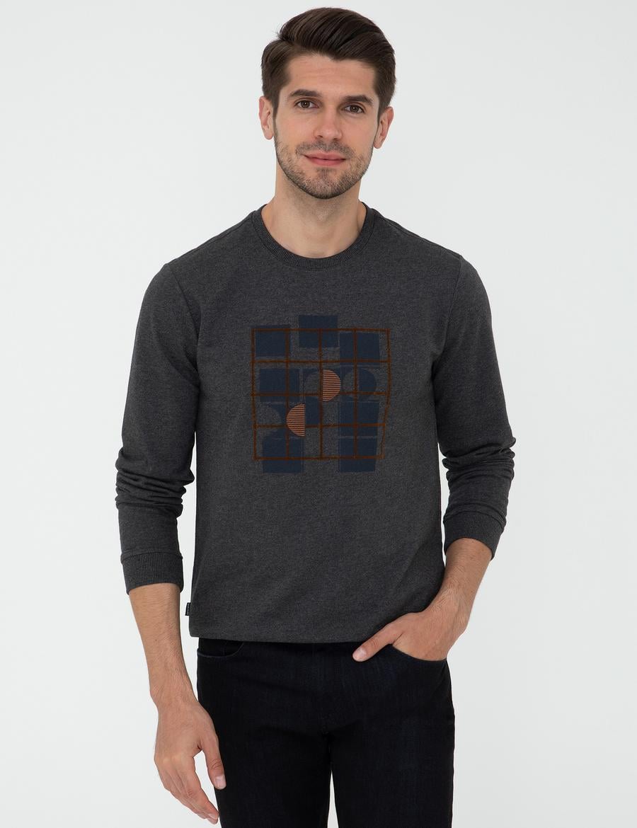 Antrasit Melanj Sweatshirt