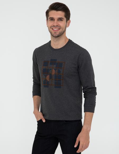 Antrasit Melanj Sweatshirt - 50240121023