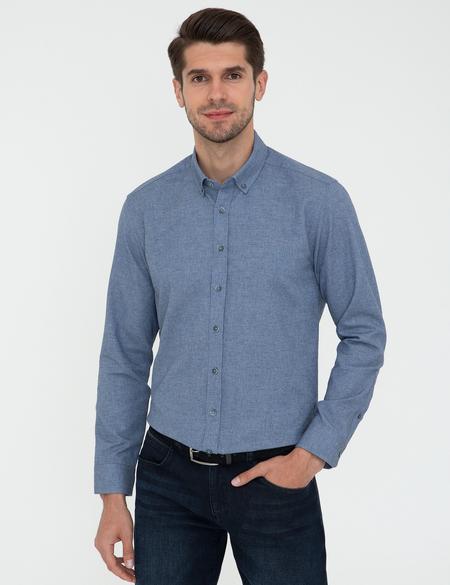 Mavi Slim Fit Uzun Kollu Gömlek - 50238794002