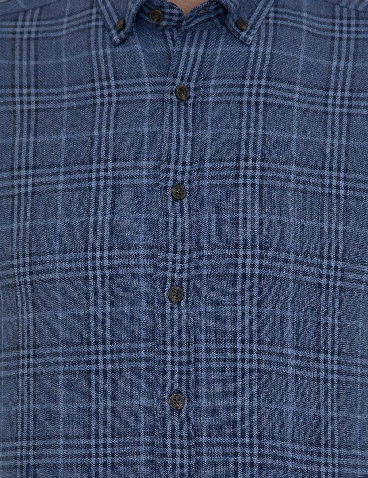 Lacivert Regular Fit Uzun Kollu Gömlek - 50246018048