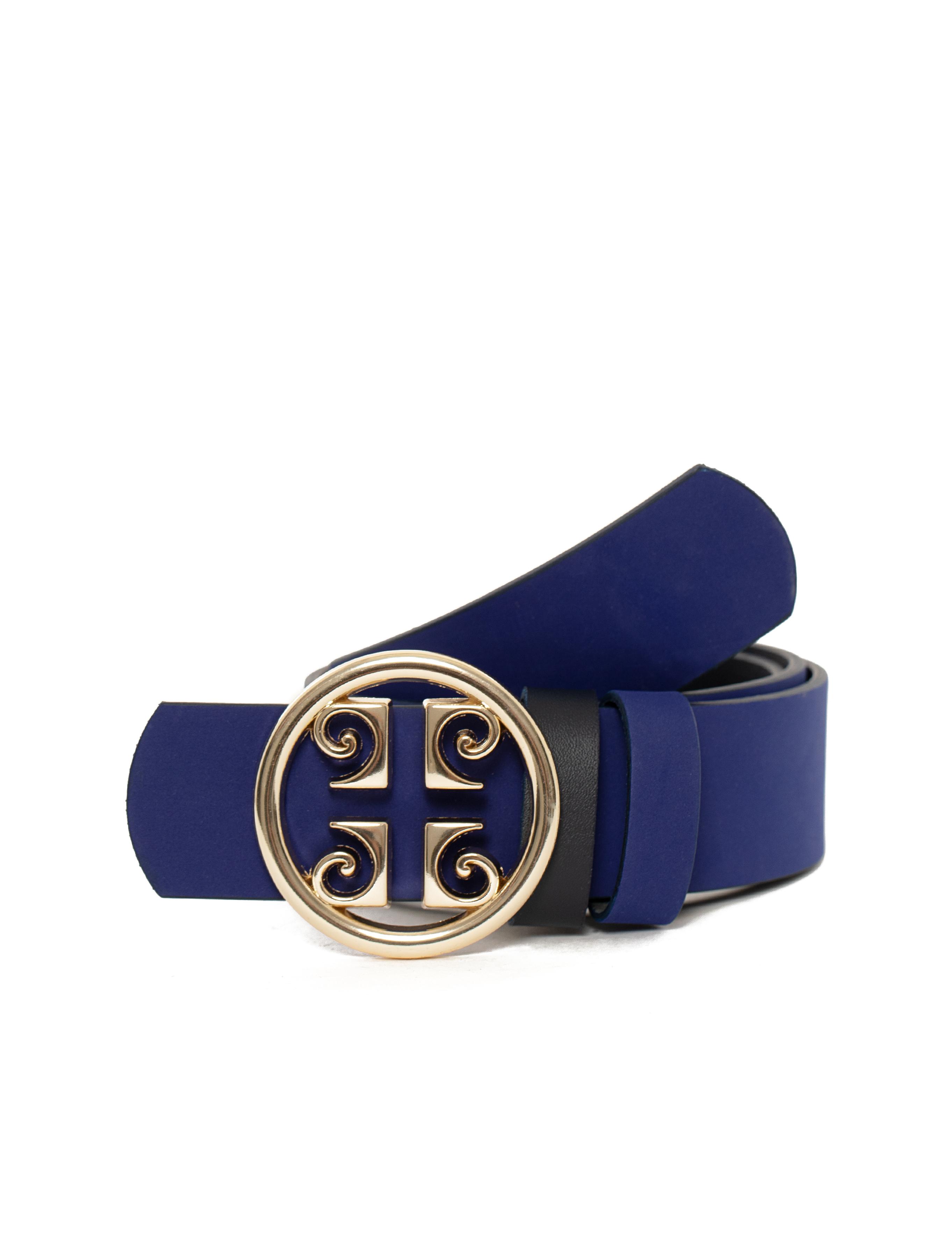 Lacivert Tokalı Kemer