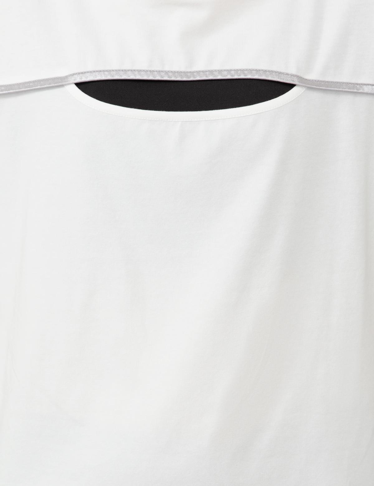 Beyaz Standart Fit Tişört - 50244947001