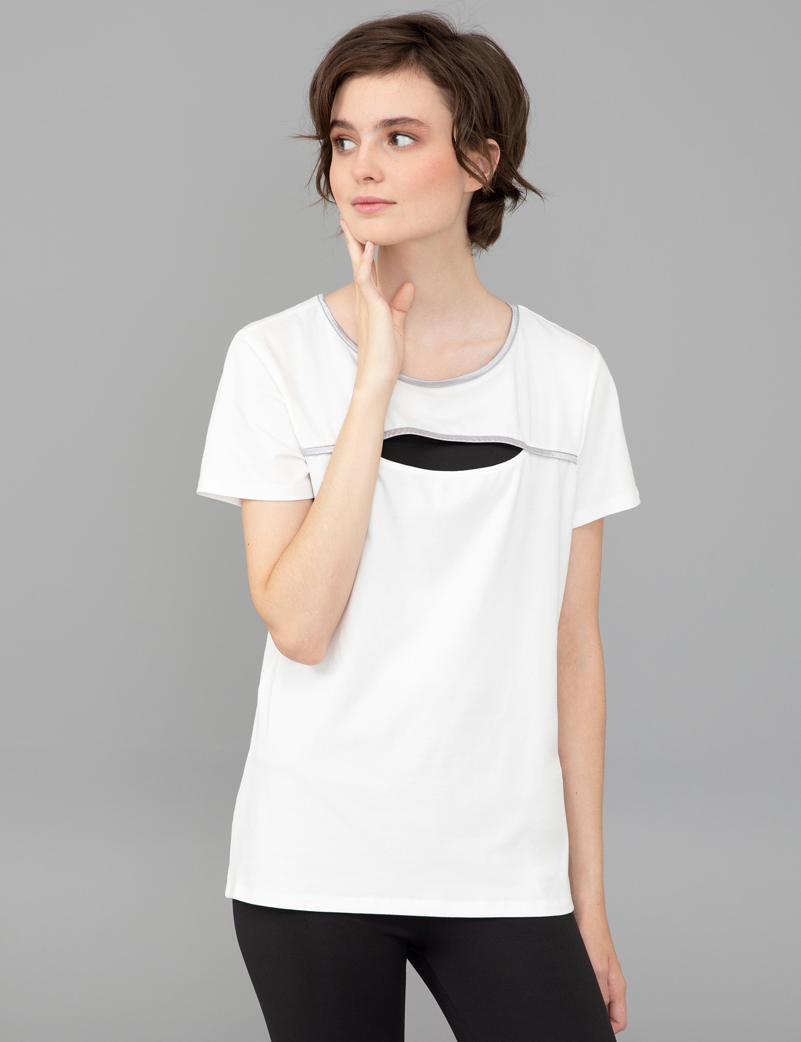 Beyaz Standart Fit Tişört