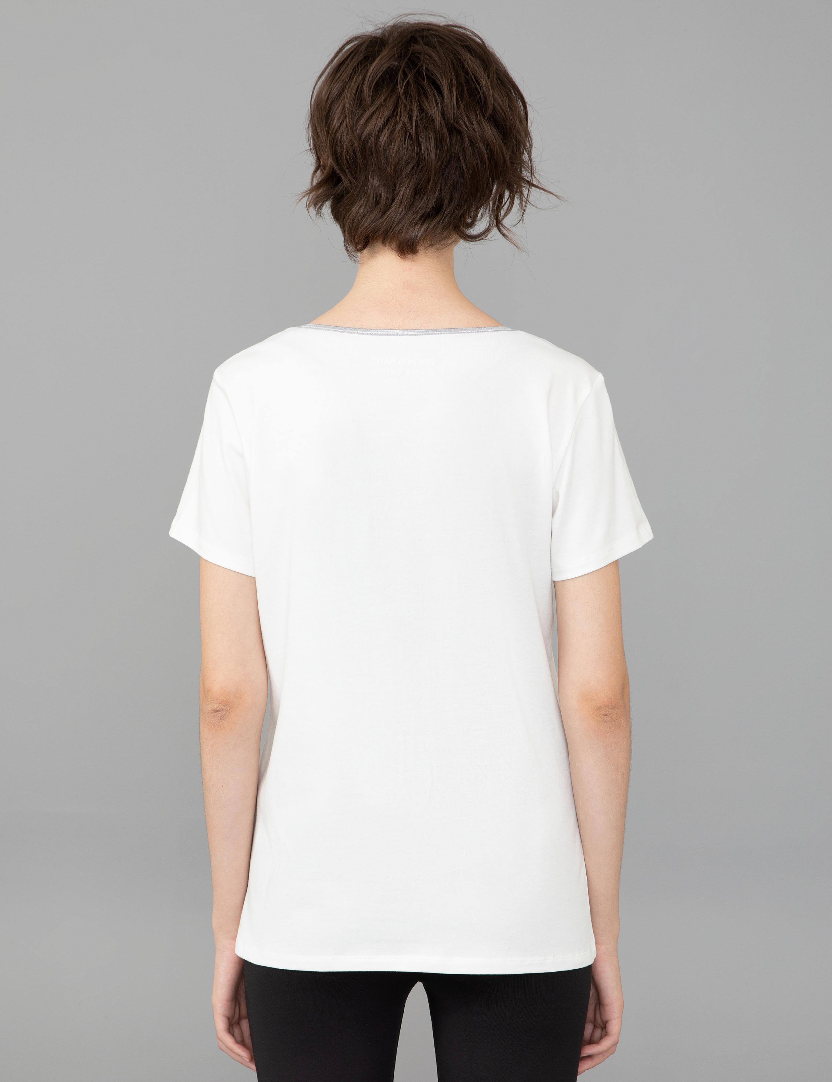 Beyaz Standart Fit Tişört