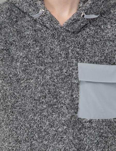 Gri Melanj Regular Fit Kapüşonlu Sweatshirt - 50244915015