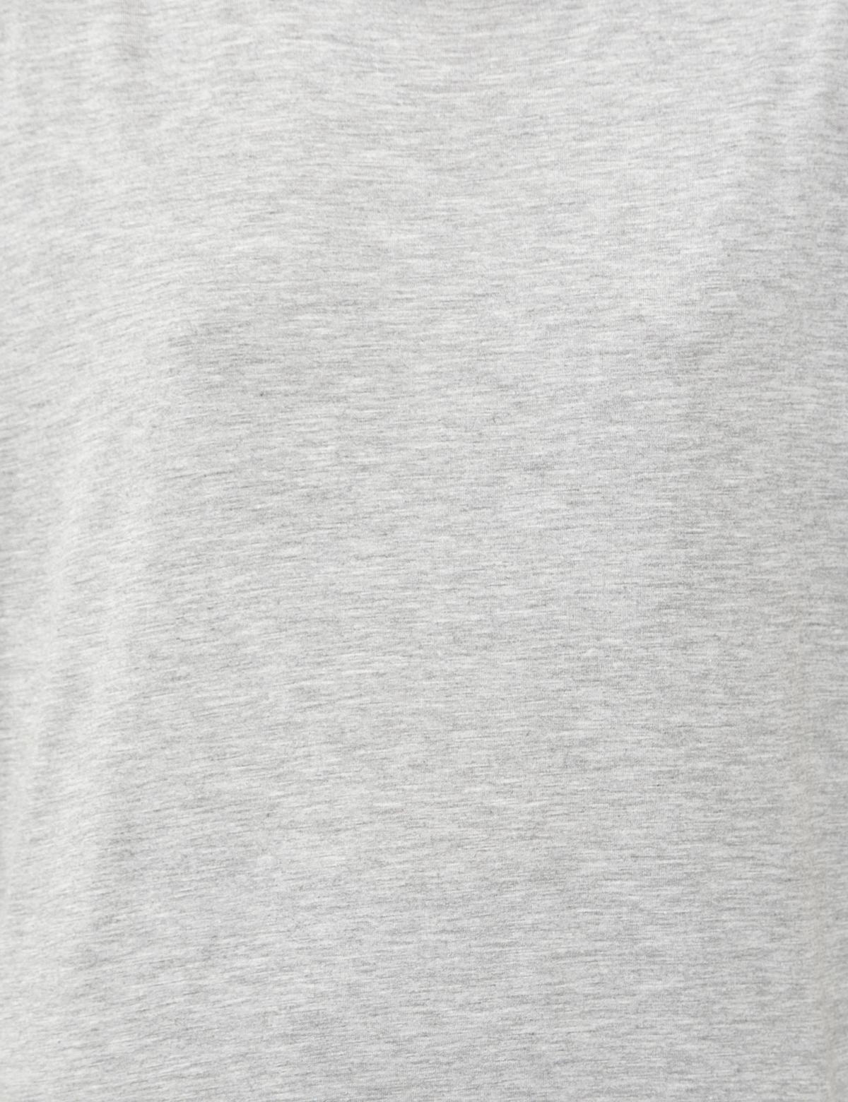 Gri Melanj Regular Fit Tişört - 50244502001