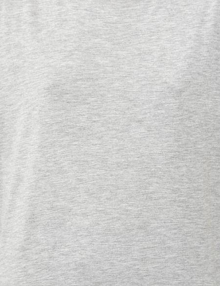 Gri Melanj Regular Fit Tişört - 50244502001