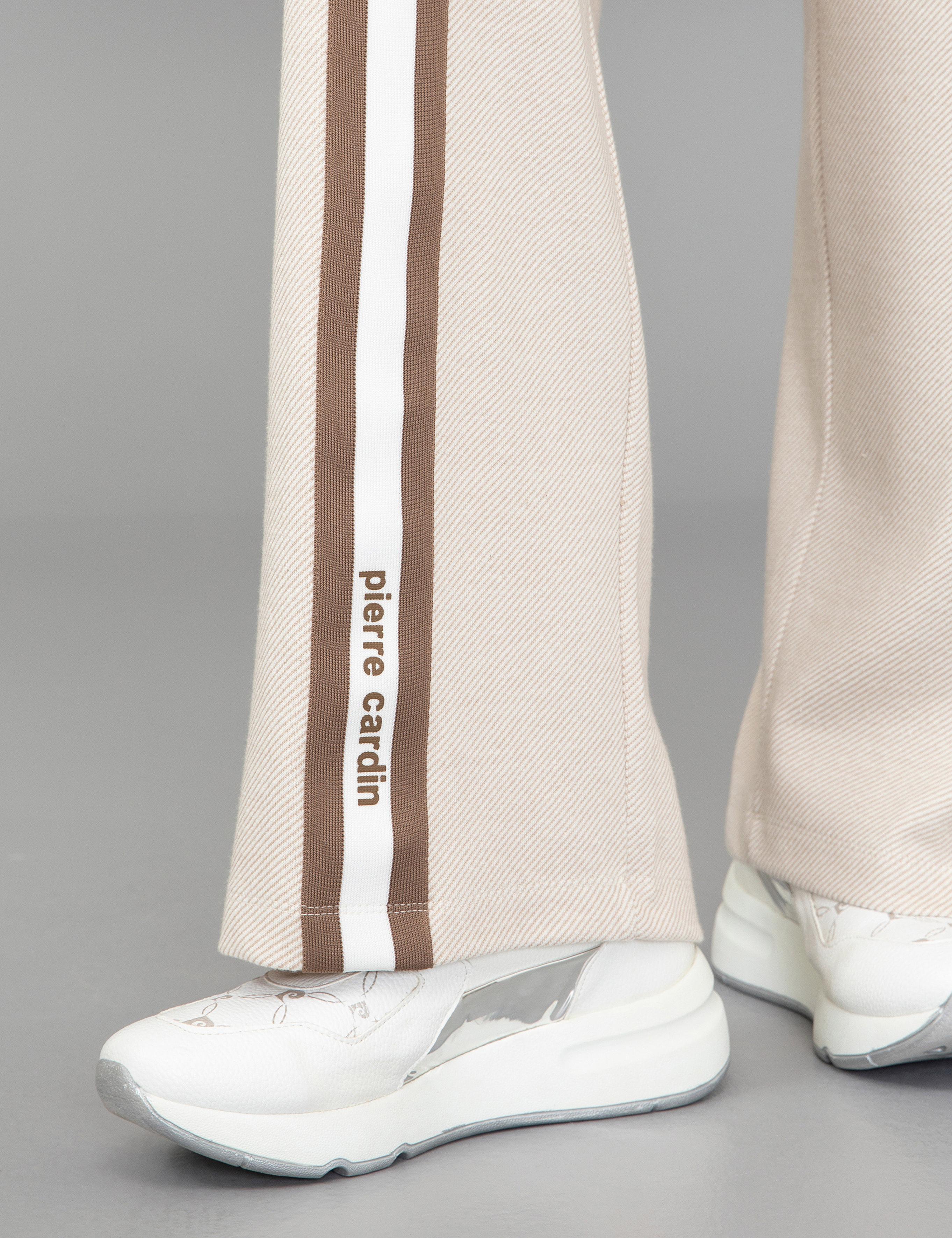 Krem Flare Fit Eşofman Altı