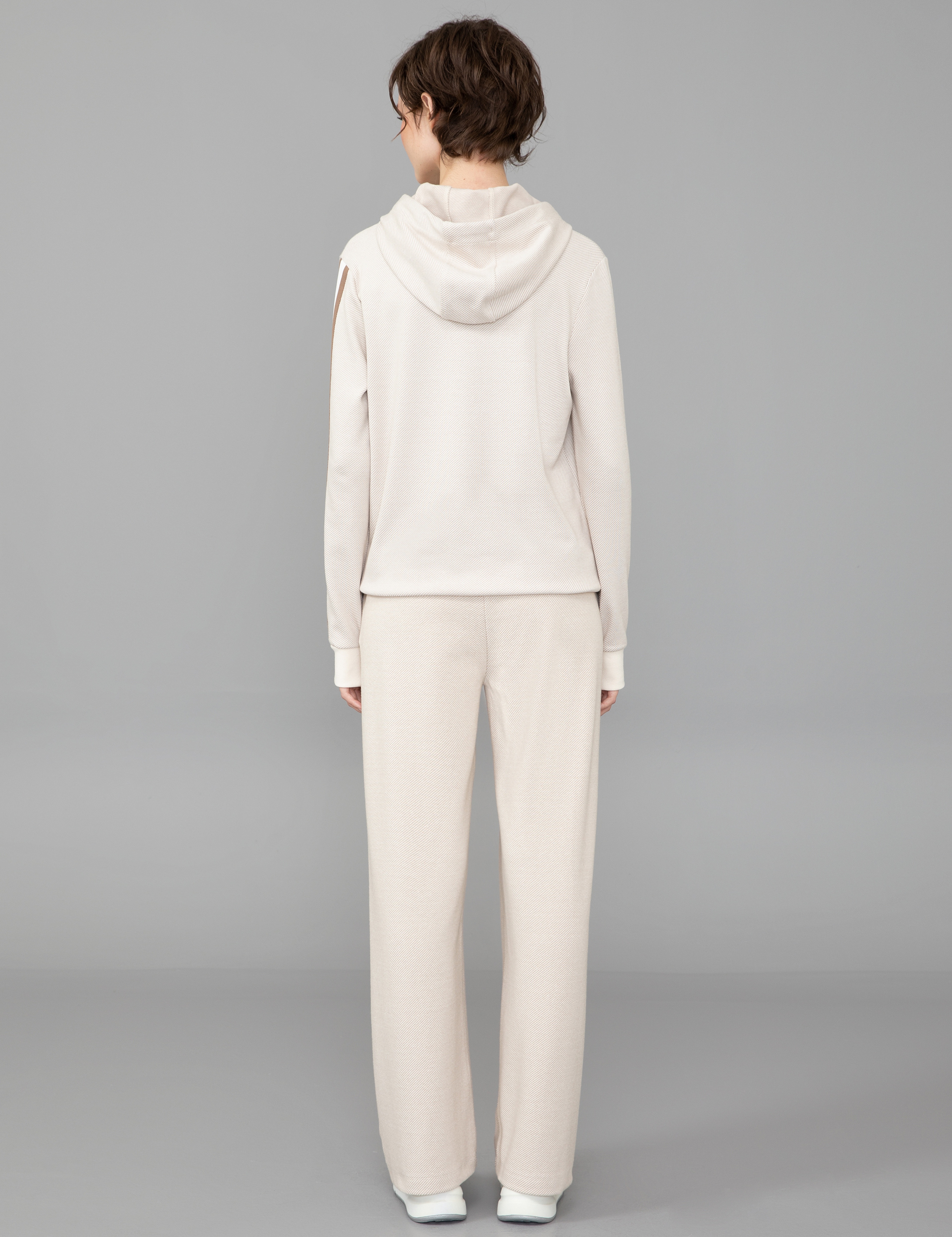 Krem Flare Fit Eşofman Altı - Image 3