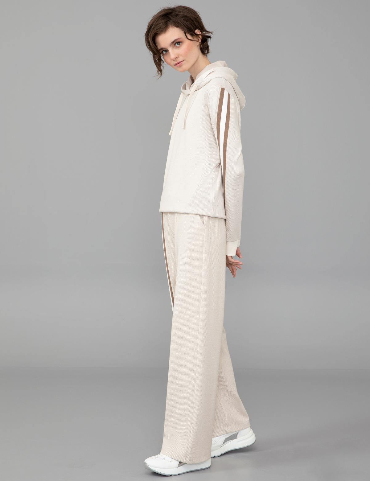 Krem Flare Fit Eşofman Altı - 50244919001