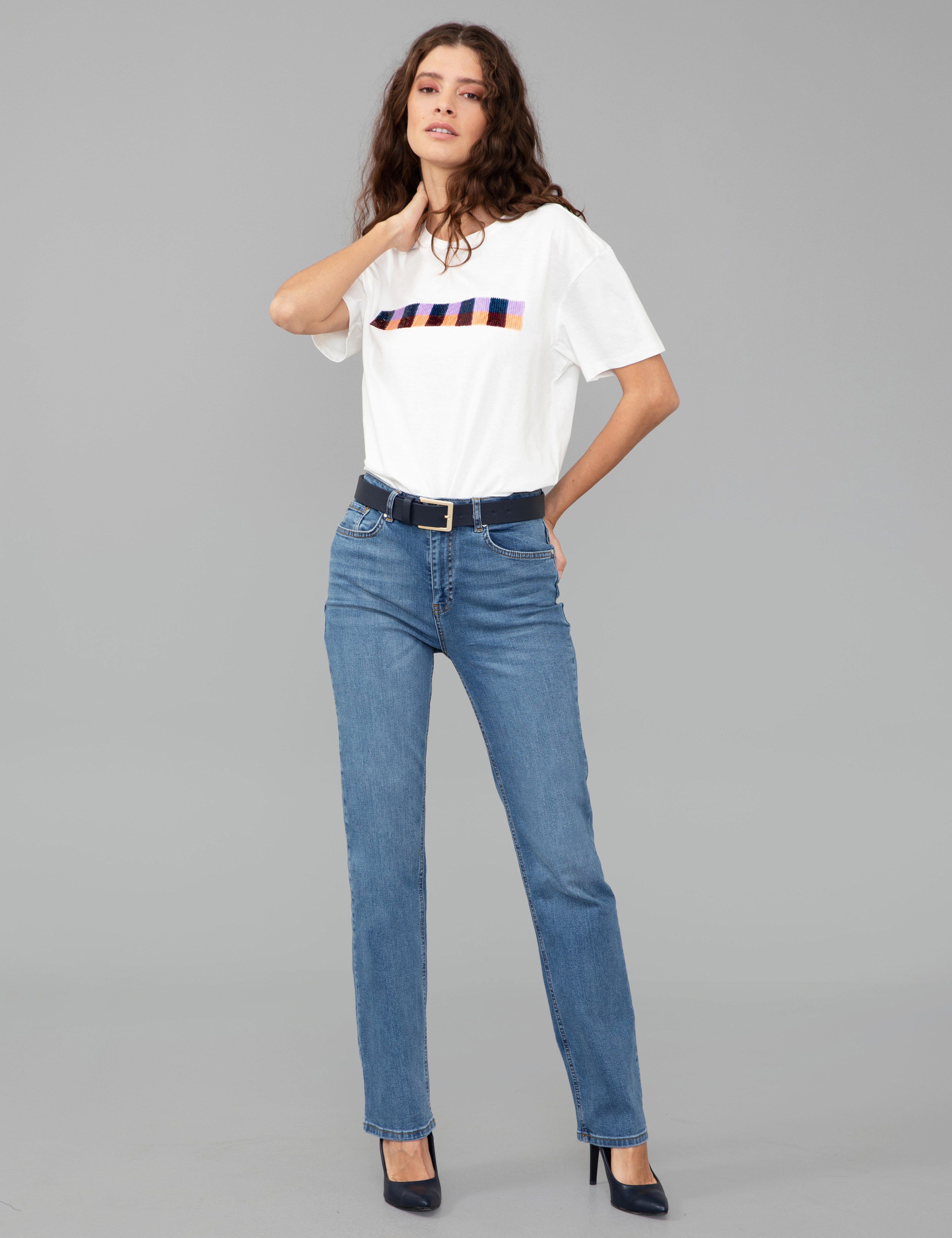 Beyaz Regular Fit Tişört