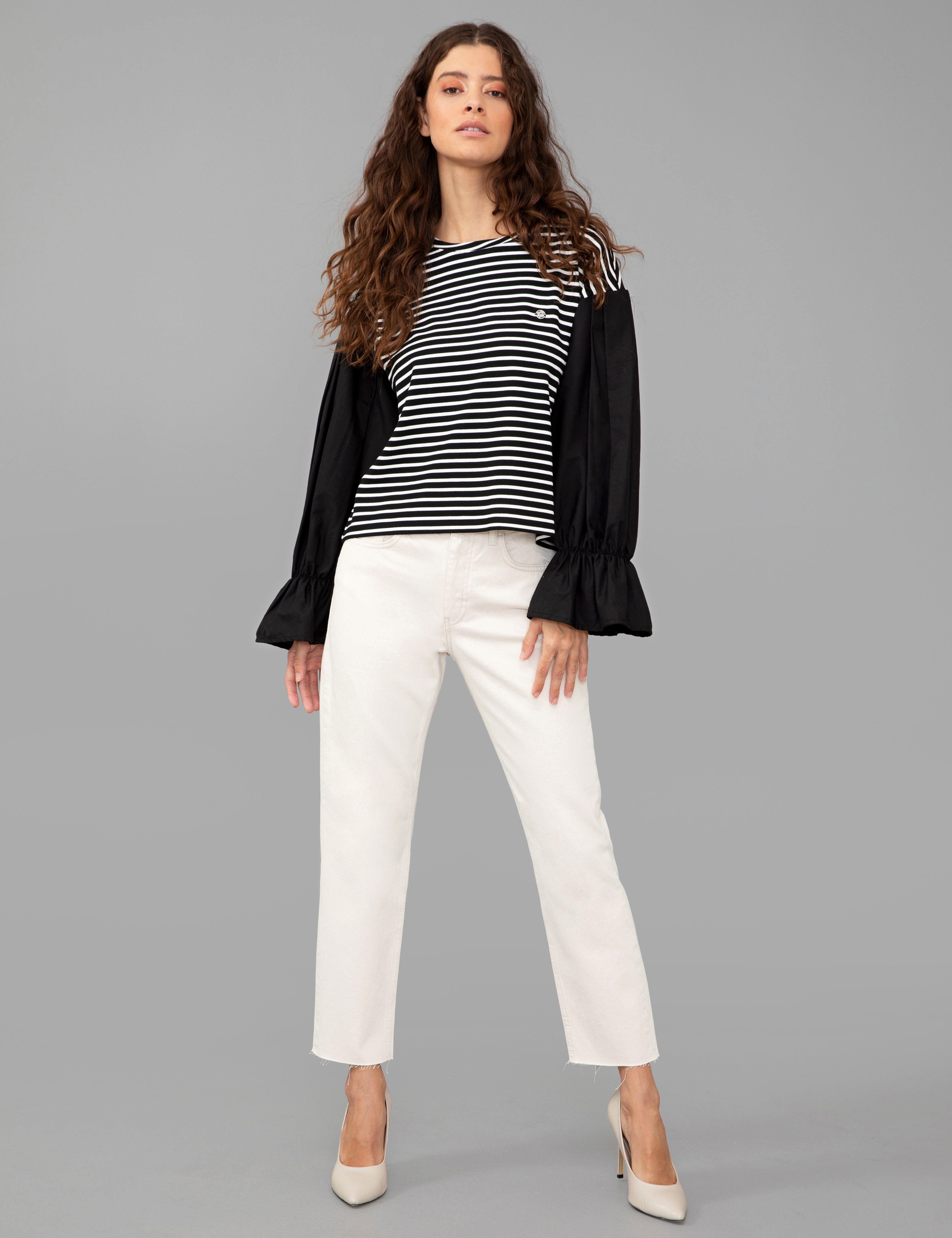 Siyah Comfort Fit Sweatshirt - Image 6