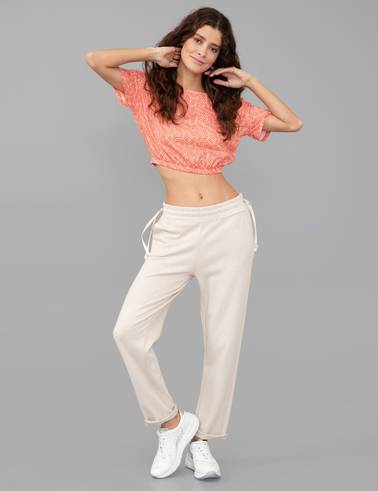 Turuncu Crop Top Tişört