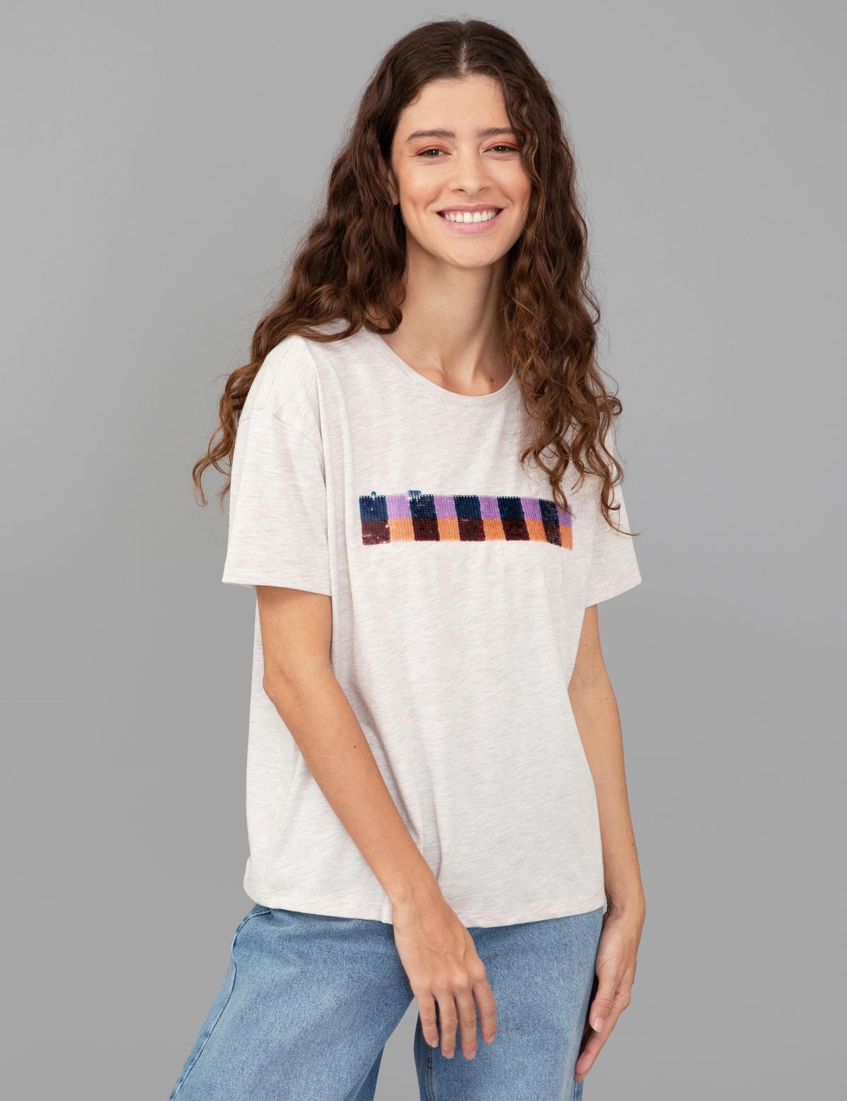 Bej Regular Fit Tişört