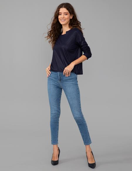 Lacivert Regular Fit Sweatshirt - 50244513024