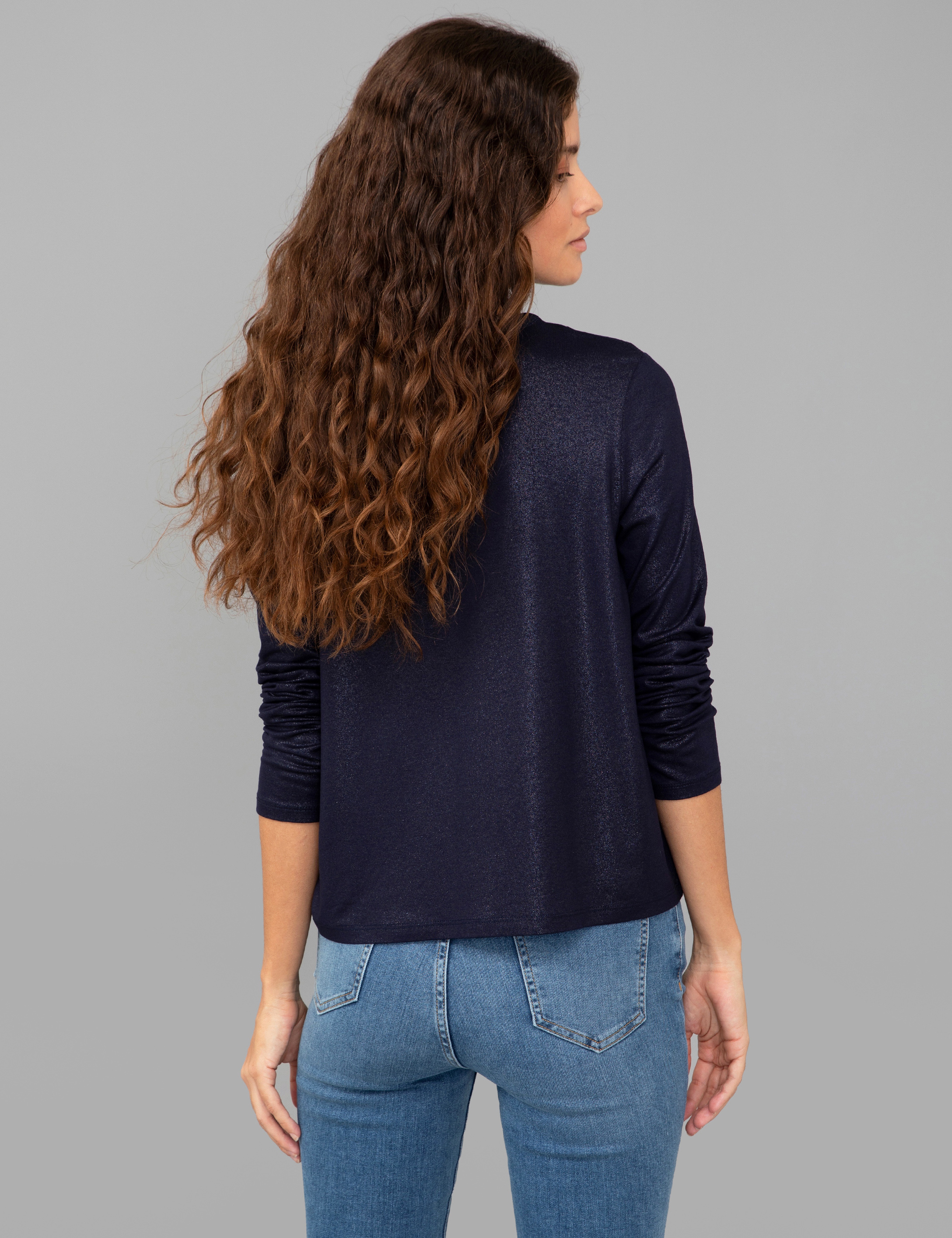 Lacivert Regular Fit Sweatshirt - Image 4
