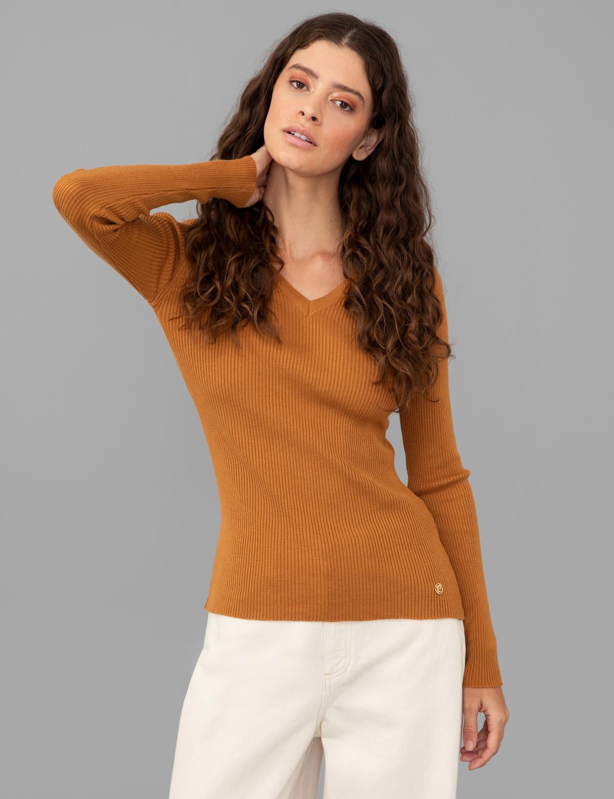 Safran Slim Fit Basic Kazak