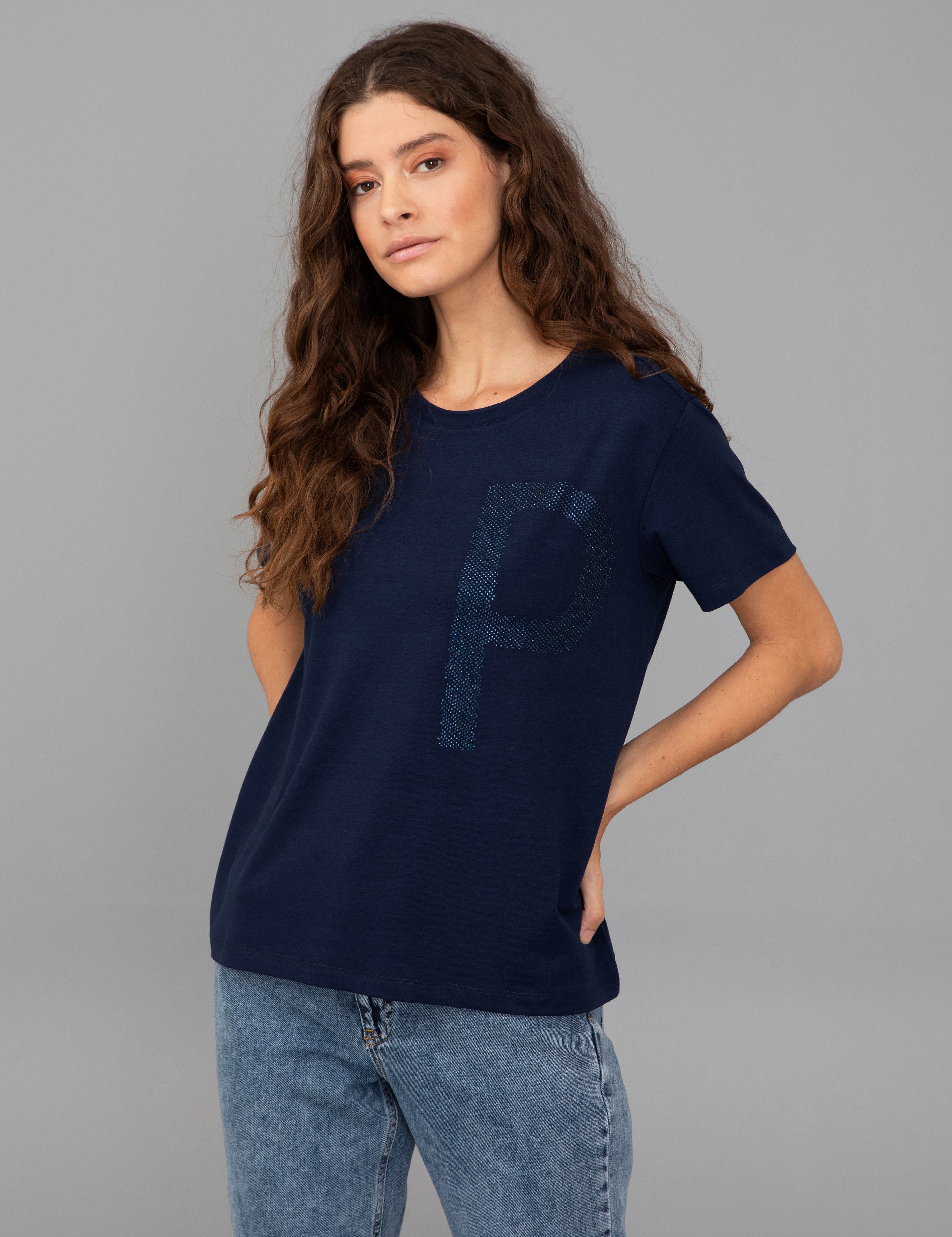Lacivert Regular Fit Tişört - Image 3