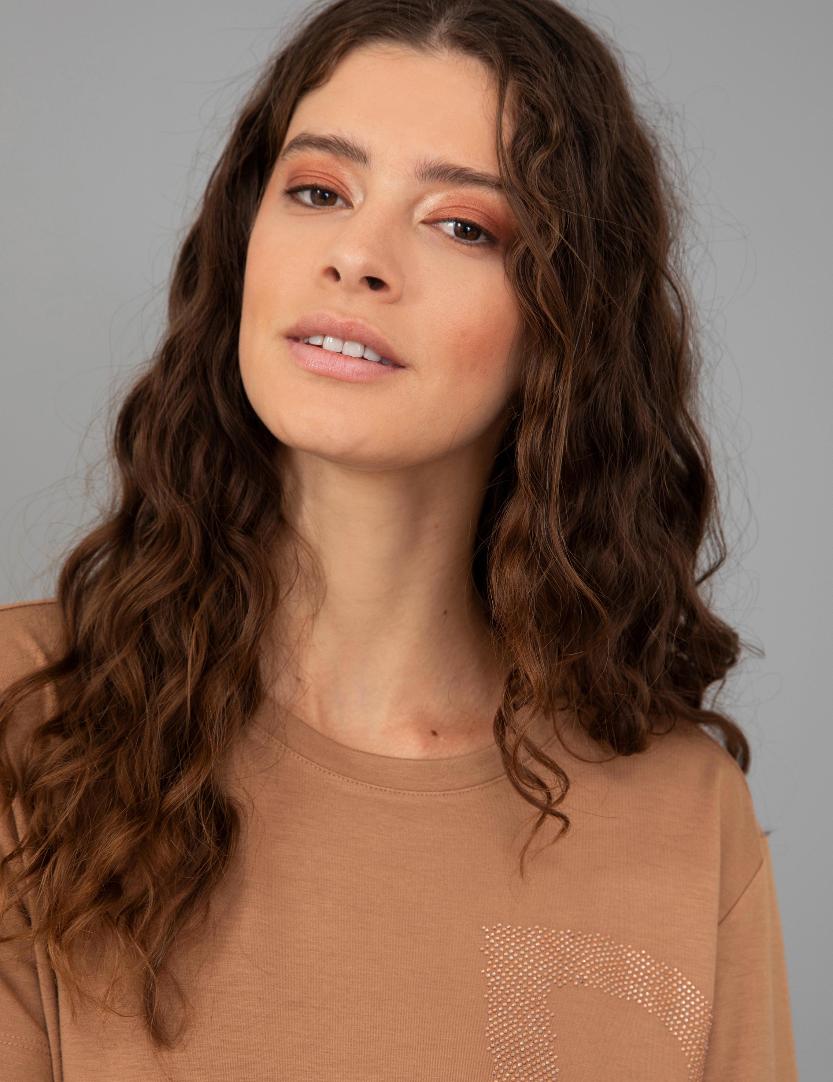 Kahverengi Regular Fit Tişört