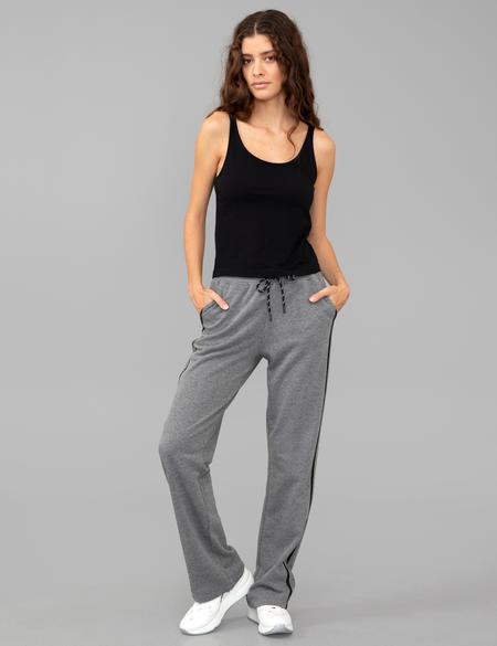 Antrasit Melanj Flare Fit Eşofman Altı - 50244963001