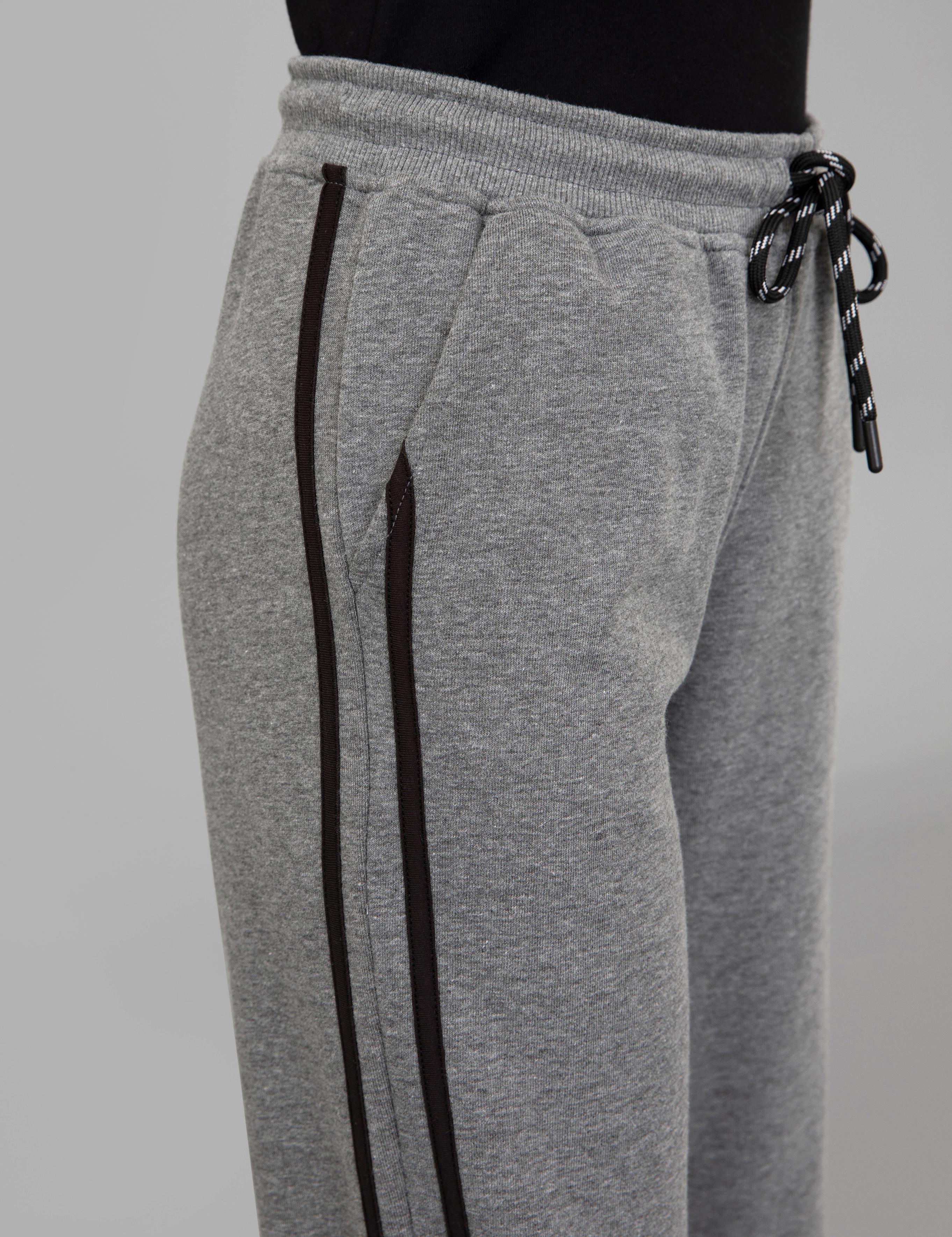 Antrasit Melanj Flare Fit Eşofman Altı