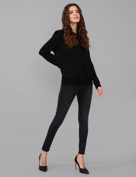 Siyah Regular Fit Sweatshirt - 50244913025