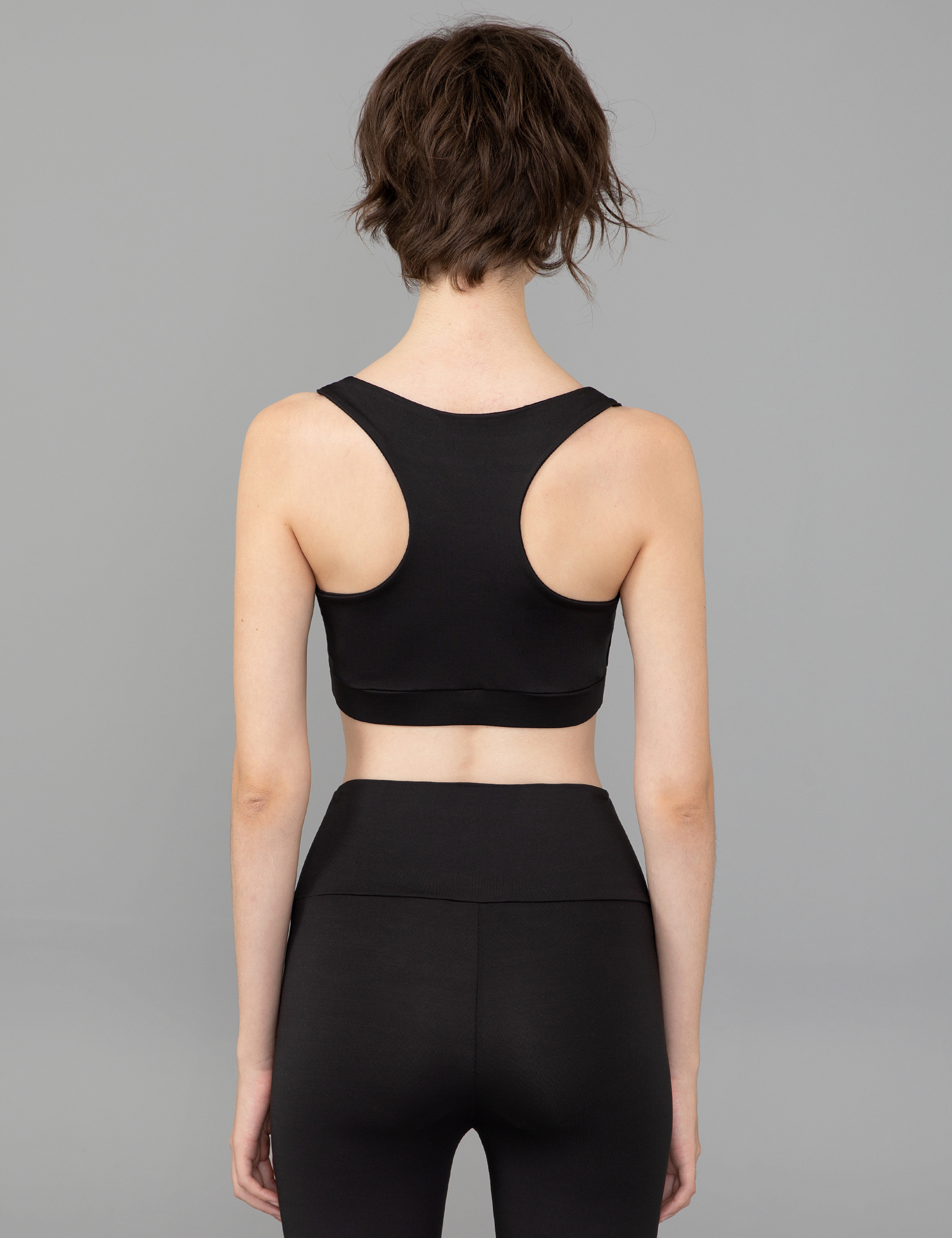 Siyah Crop Top Bustiyer - Image 3