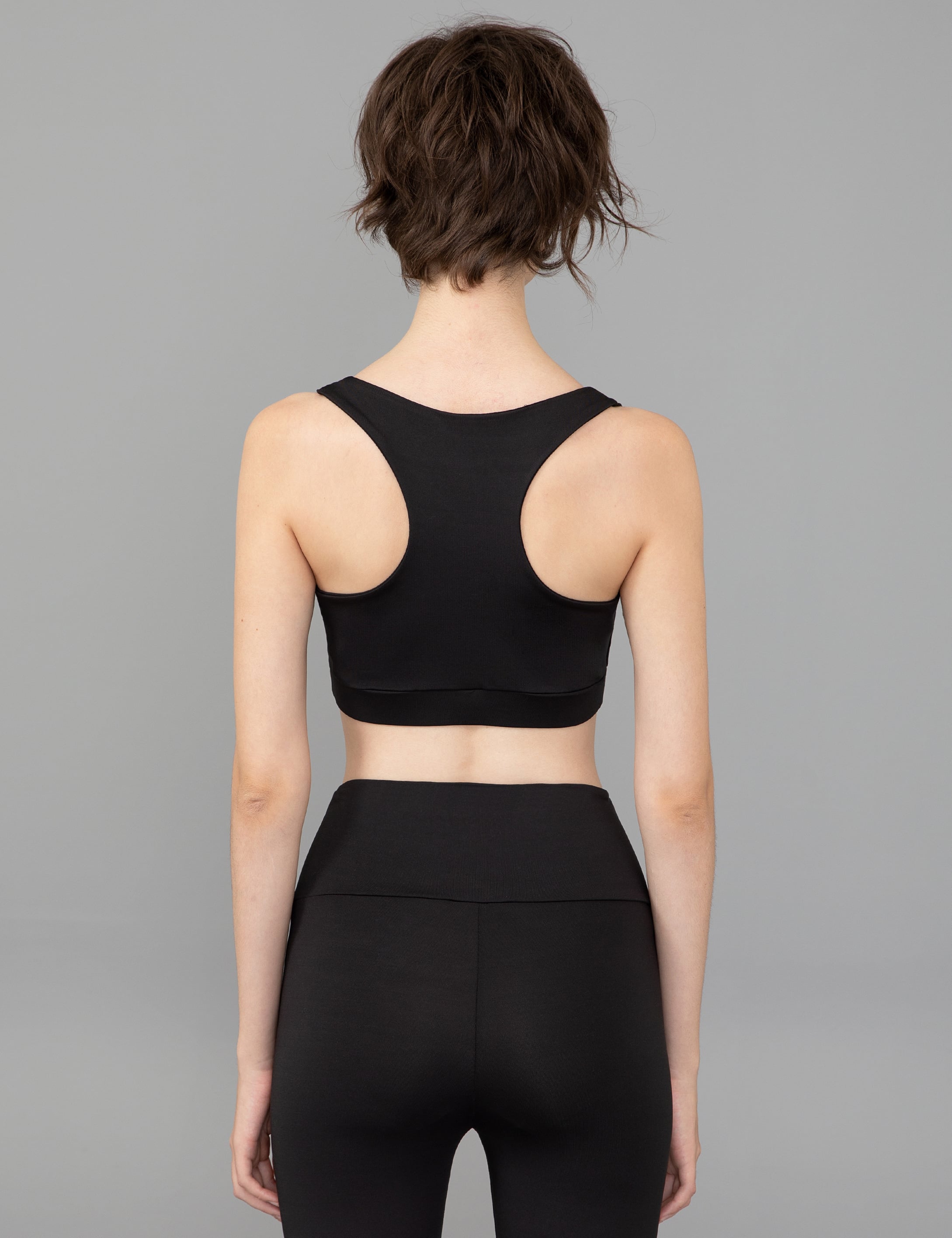 Siyah Crop Top Bustiyer