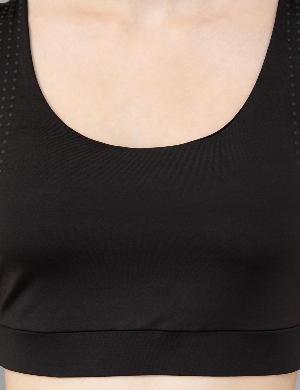 Siyah Crop Top Bustiyer - 50249981006