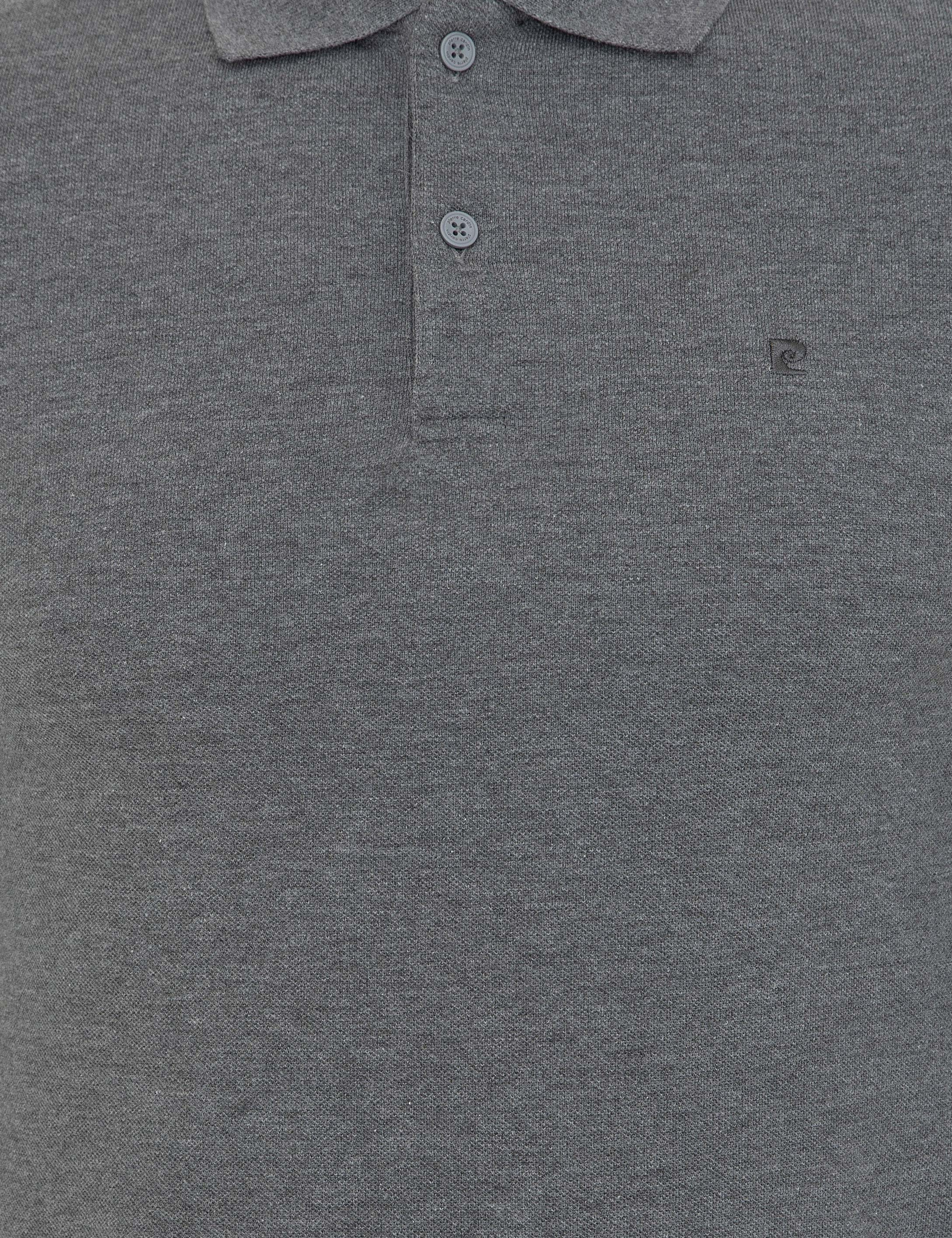 Gri Melanj Slim Fit Polo Yaka Sweatshirt - Image 6