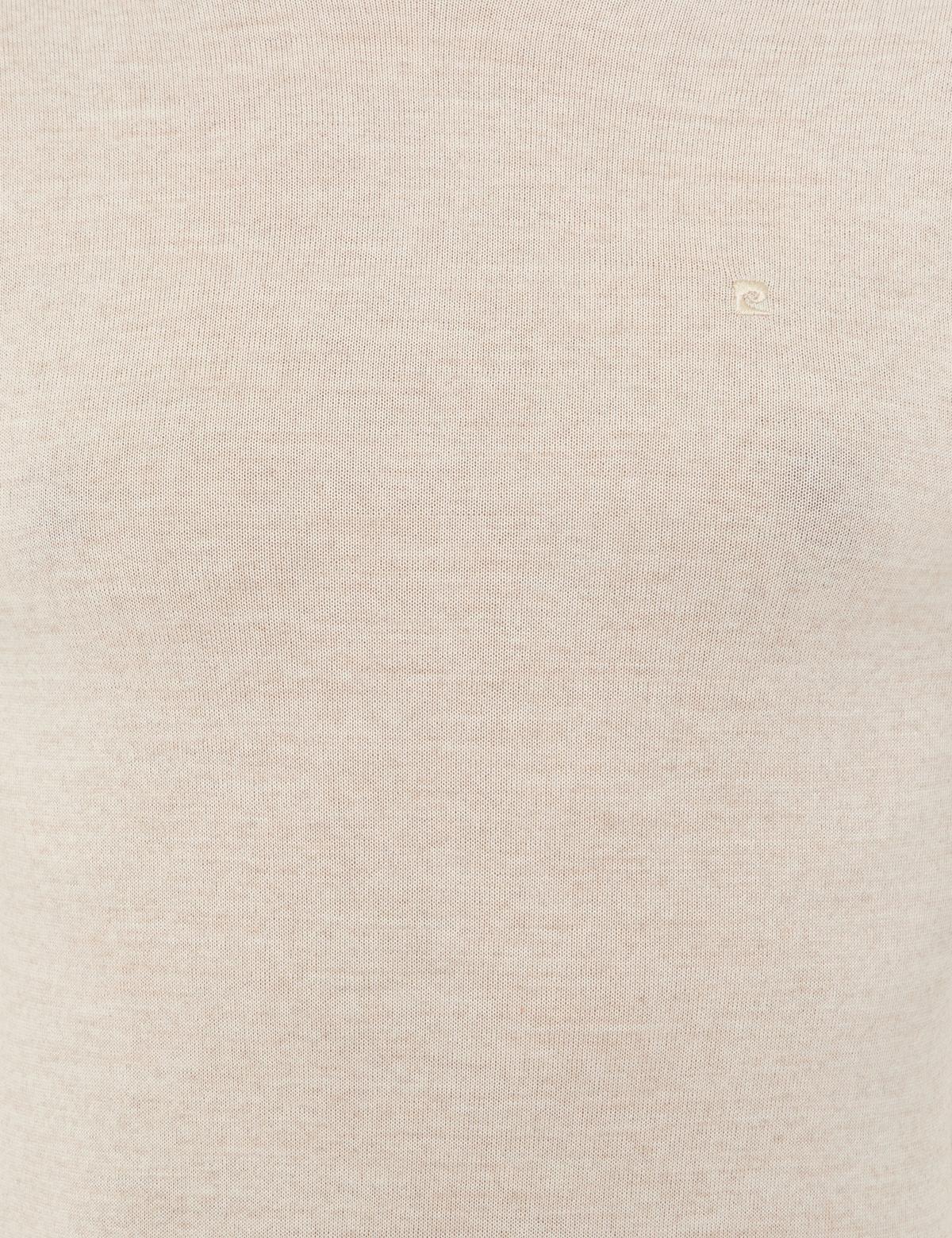 Bej Regular Balıkçı Yaka Basic Triko Kazak - 50237702119